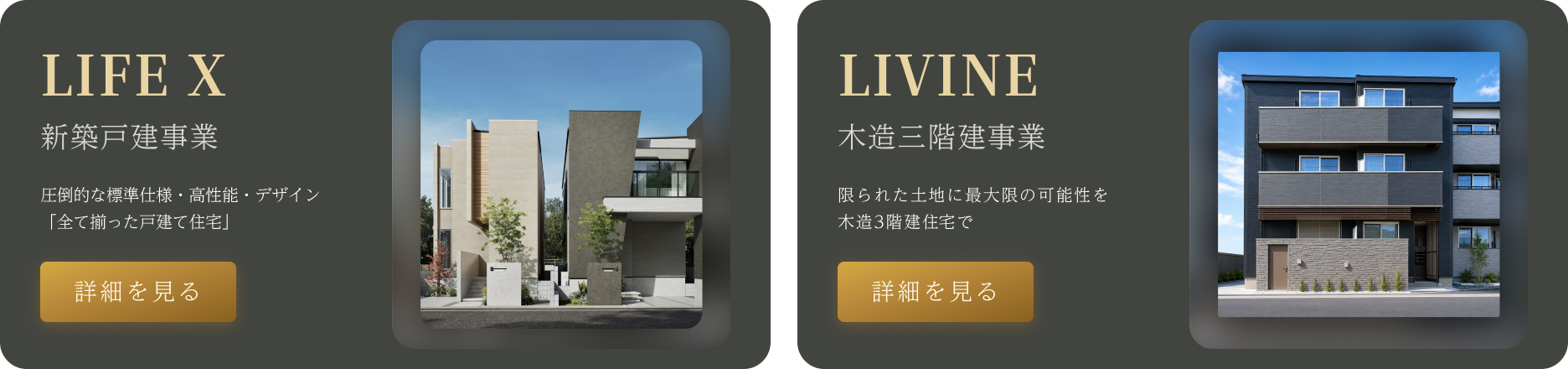 新事業「LIVINE」「LIFE X」を開始いたしました。
