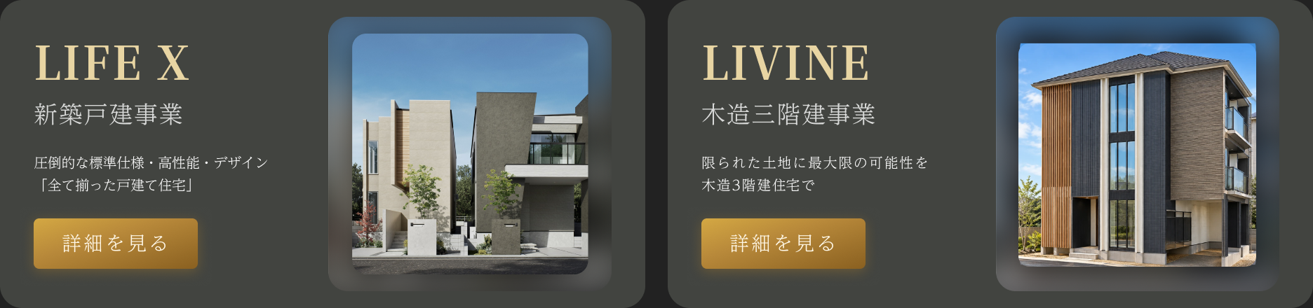 新事業「LIVINE」「LIFE X」を開始いたしました。